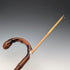Early 20th century British antique bamboo shaft walking stick with horse measure 91cm Jonathan Howell